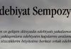 Terakki'de 2. Edebiyat Sempozyumu
