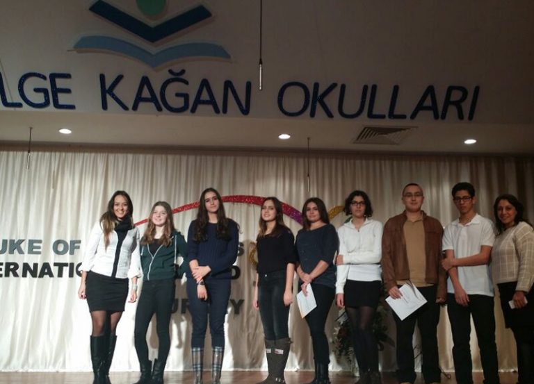 Lise Öğrencilerimize Uluslararası Gençlik Ödülü