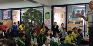 İlkokul ve Ortaokul Öğrencilerimiz Yazar Aydoğan Yavaşlı ile Söyleşti