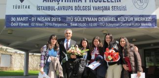 Öğrencilerimiz TUBİTAK Projeleriyle İstanbul Avrupa Bölge 3.sü