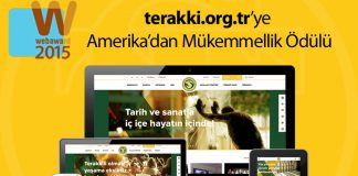 Web Sitemize Amerika'dan Mükemmellik Ödülü