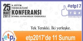 Terakkililer 4. Eğitim Teknolojileri Konferansı’ndaydı