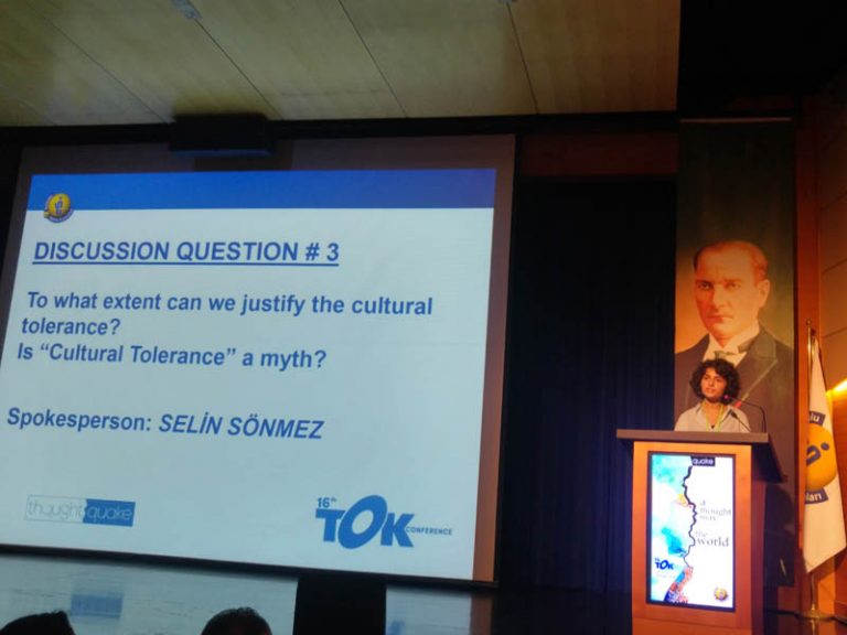 Terakkili IBDP Öğrencileri 16. Uluslararası Bilgi Kuramı Gençlik ve Kültür Konferansındaydı