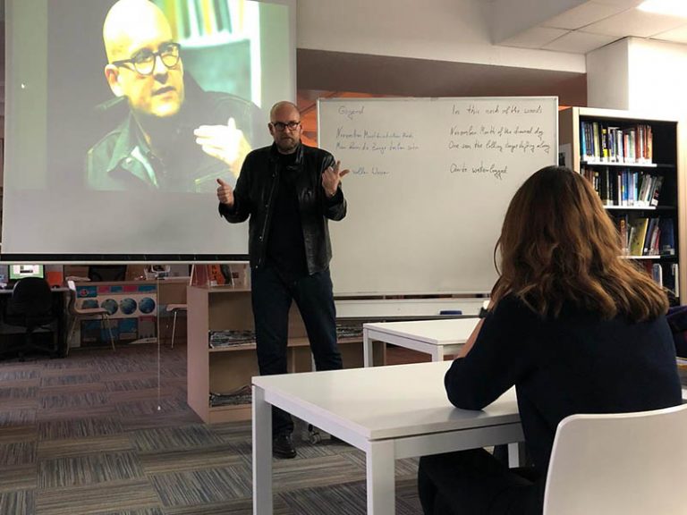 Matthias Göritz’in IB Öğrencilerimizle Atölye Çalışması: Şiir ve Sinema