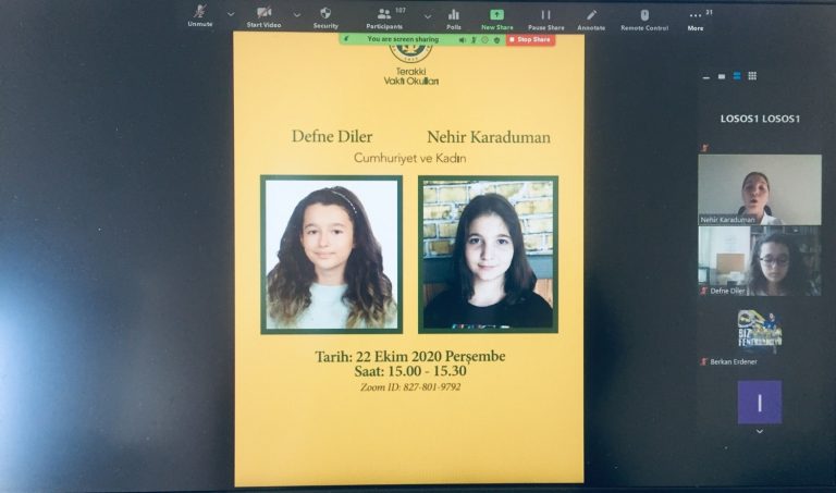Terakili Gençler Cumhuriyet Dönemi Kadınının Mücadelesini Anlattı