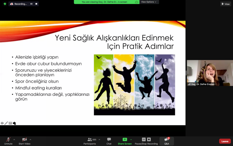 Psikiyatrist Doç. Dr. Defne Eraslan’la “Sağlıklı Beslenme ve Bedenimin Psikolojisi”