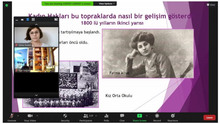 Ortaokul Öğrencimizden “Öncü Kadınlar”