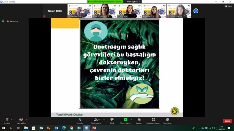 Öğrencilerimizin “Covid-19 Coğrafyası” Temalı Projelerine Ödüller
