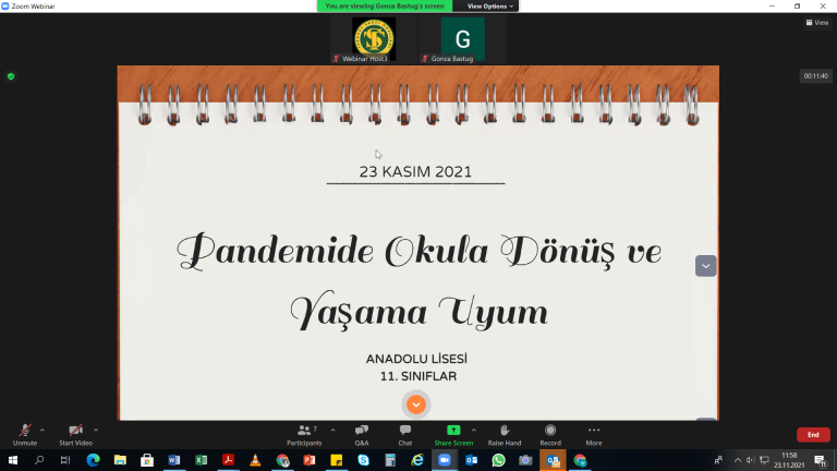 Velilerimiz Psikolojik Danışmanlarımızla Buluştu