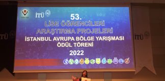Öğrencimiz TÜBİTAK Projesiyle İstanbul Avrupa Bölge Yarışmasında İkinci Oldu