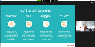 Öğrencilerimiz Uluslararası IELTS Sınavına Hazırlanmak Üzere Eğitim Aldı
