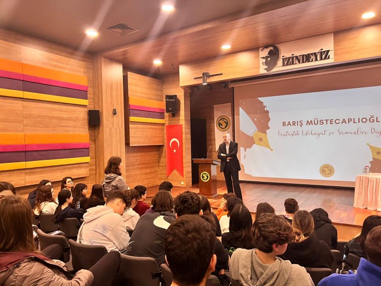 Yazar Barış Müstecaplıoğlu Konuğumuzdu