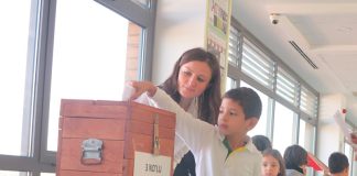 Tepeören Yerleşkemizde İlkokul ve Ortaokul Öğrencilerimiz Öğrenci Başkanlığı Seçiminde