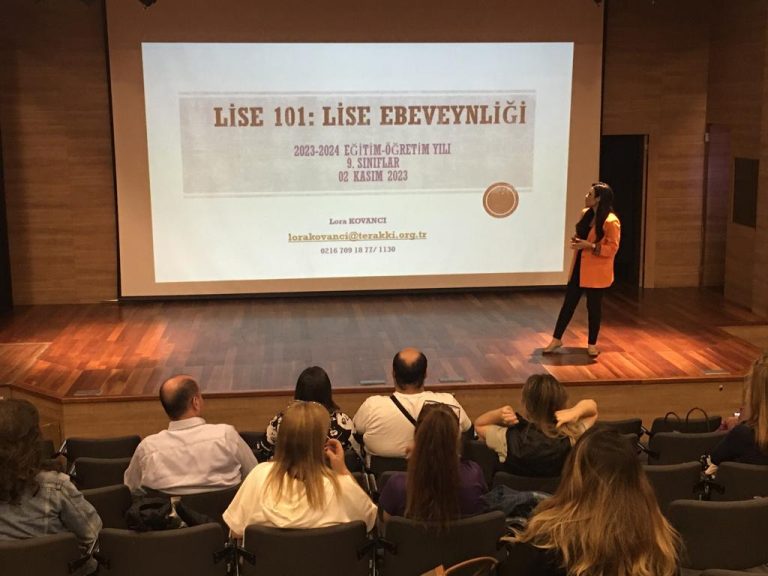 Velilerimiz, Psikolojik Danışmanlarımızla Buluştu: Lise 101: Lise Ebeveynliği