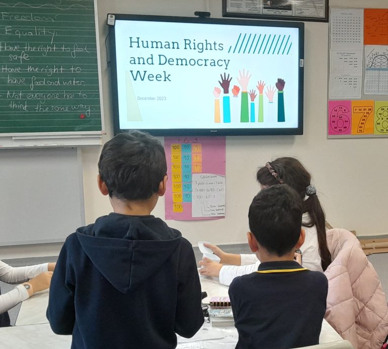Öğrencilerimiz, “Human Rights and Democracy Week” Etkinliklerinde