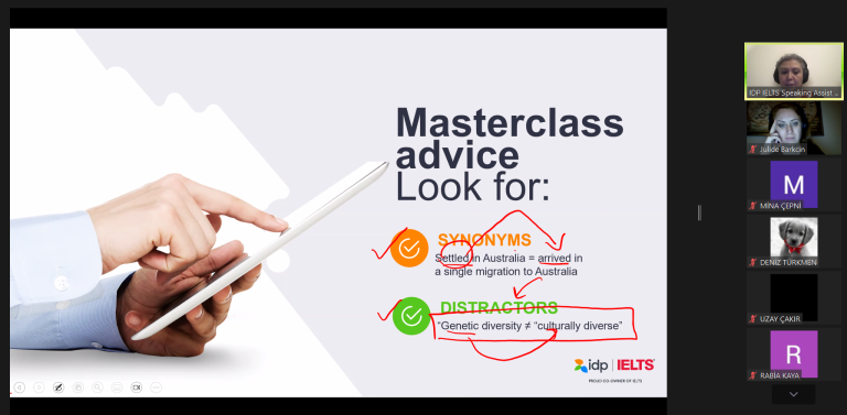 Öğrencilerimiz, IELTS – Masterclass Eğitiminde