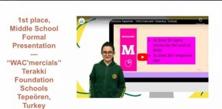 Terakkililer WAC Global Şampiyonası’nda Projeleriyle Birinci Oldu