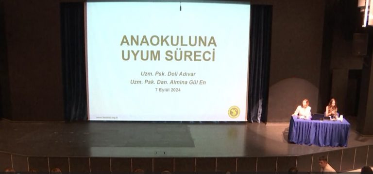 Psikolojik Danışmanlarımız ve Velilerimiz “Anaokuluna Uyum Süreci” Konferansındaydı