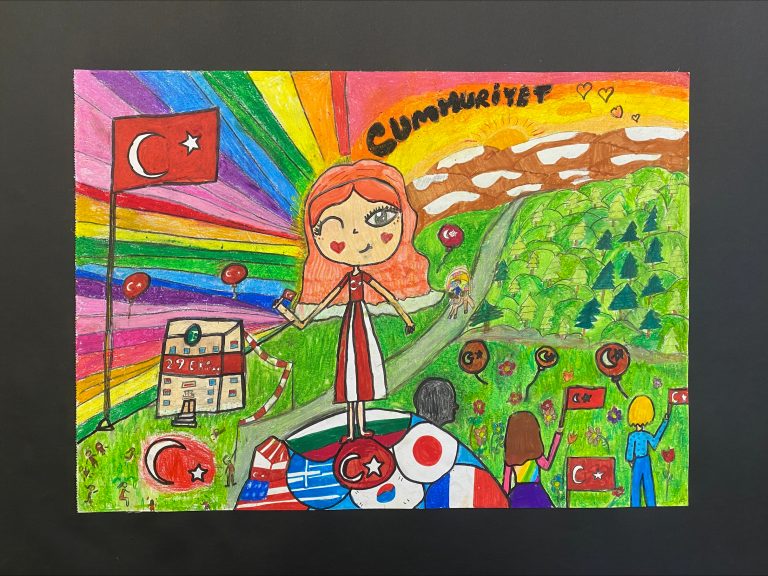 Öğrencimizin “Cumhuriyet” Temalı Resim Yarışması Başarısı