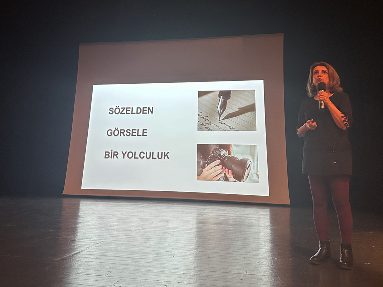 IB Öğrencilerimiz “Sözelden Görsele Bir Yolculuk” Etkinliğindeydi