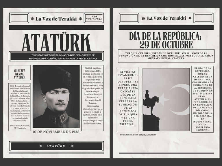 İspanyolca Gazetecilik Kulübü Yayınladı: “La Voz de Terakki”