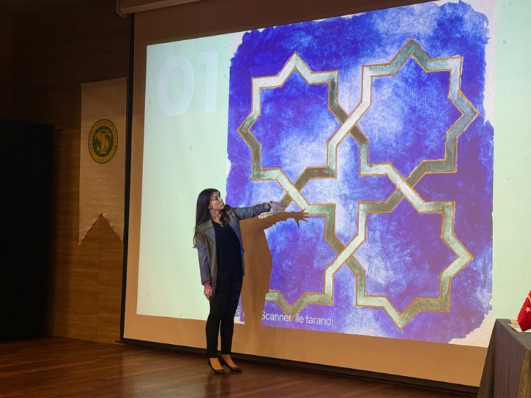 Öğrencilerimiz “Mimari Eserlerde Geometrik Süsleme” Etkinliğindeydi