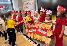 Anaokulu ve 1. Sınıf Öğrencilerimiz “Cumhuriyet Coşkusunda El Ele” Etkinliğindeydi