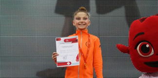 Öğrencimiz “Uluslararası Ritmik Jimnastik Yarışması”nda Birinci Oldu