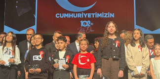 29 Ekim Cumhuriyet Bayramı Kompozisyon Yarışması: Öğrencimiz Ödülünü Aldı