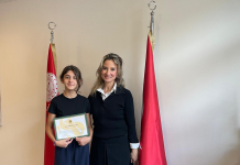 Öğrencimiz “En İyi Cümle/Afiş” Yarışmasında İlçe Birincisi Oldu