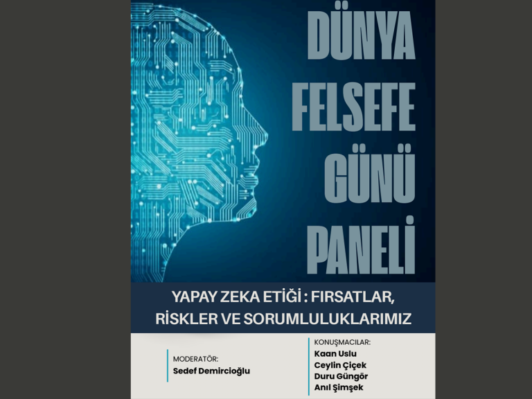 Öğrencilerimiz Dünya Felsefe Günü Panelinde “Yapay Zekâ”yı Tartıştı