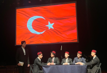 Terakkililer “12 Mart İstiklal Marşı’nın Kabulü” Adlı Oyunu Sahneledi