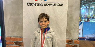 Öğrencimiz “12 Yaş Tenis Turnuvası”nda Birinci Oldu