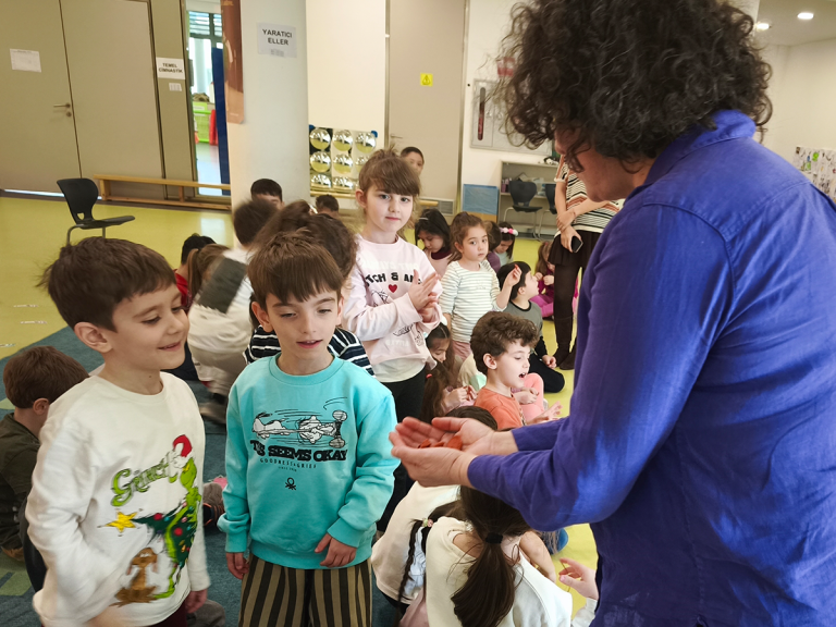 6 Yaş Öğrencilerimiz Nermin Ülker İle Söyleşi Etkinliğindeydi