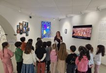 Terakki Vakfı Sanat Galerisi’nde 6 Yaş Öğrencilerimiz “Akışkan Geometri”yi Keşfetti