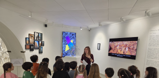 Terakki Vakfı Sanat Galerisi’nde 6 Yaş Öğrencilerimiz “Akışkan Geometri”yi Keşfetti