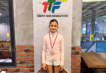 Öğrencimiz “12 Yaş Tenis Turnuvası”nda Birinci Oldu