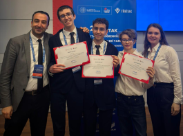 “TÜBİTAK Araştırma Projeleri Yarışması”nda Öğrencilerimiz Avrupa Bölge Birincisi Oldu