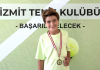 Öğrencimiz “Hafta Sonu Tenis Turnuvası”nda Birinci Oldu