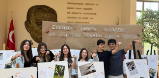 Öğrencilerimizin “Edebiyat Hayatın Yansımasıdır / Bir Pati İzinde Terakki Kedileri” Sergisi