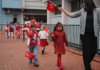 Anaokulu ve İlkokul Öğrencilerimiz “Cumhuriyet Korteji”ndeydi