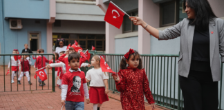 Anaokulu ve İlkokul Öğrencilerimiz “Cumhuriyet Korteji”ndeydi